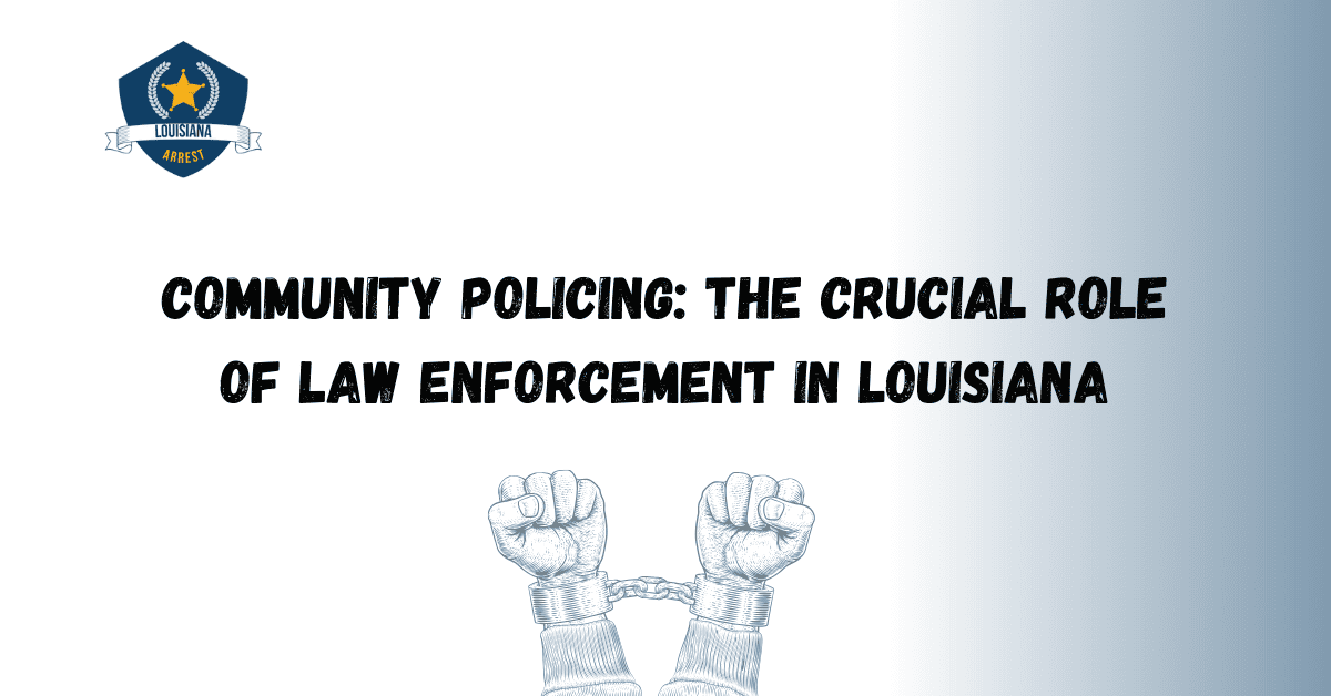 Community Policing The Crucial Role of Law Enforcement in Louisiana 1