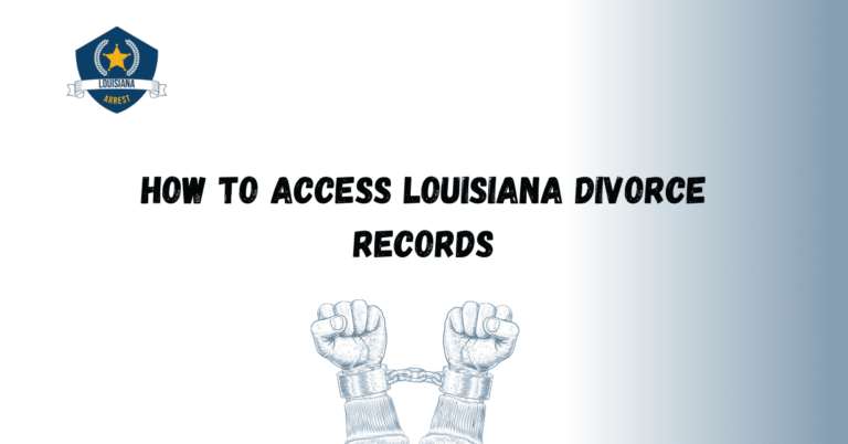 How to Access Louisiana Divorce Records 1