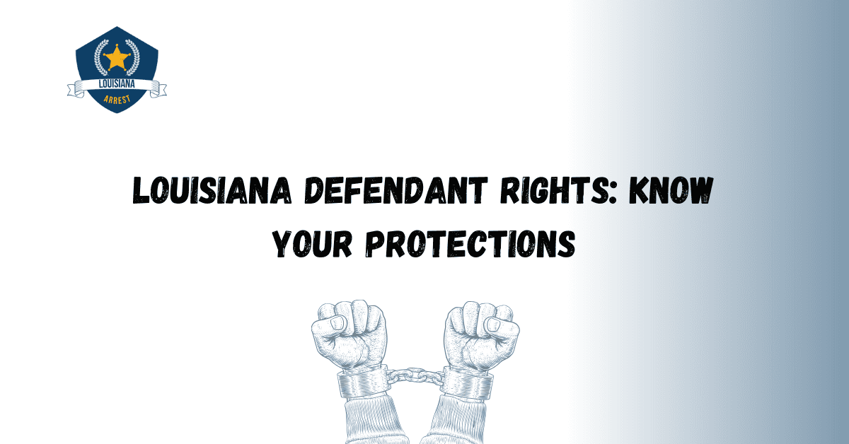 Louisiana Defendant Rights Know Your Protections 1